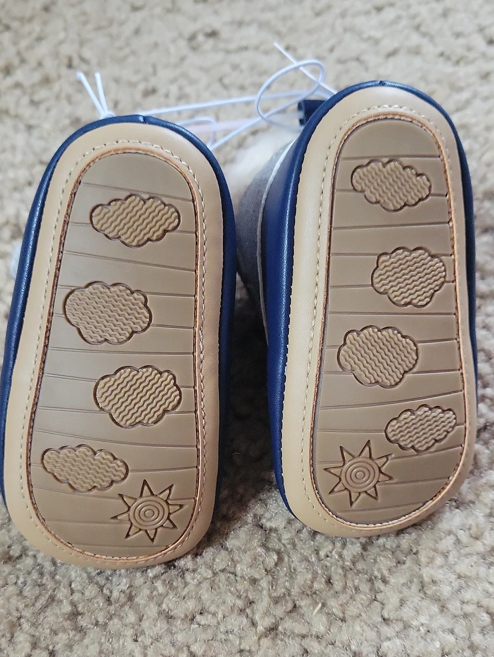 Carter's Baby Walker Booties with Plush Lining